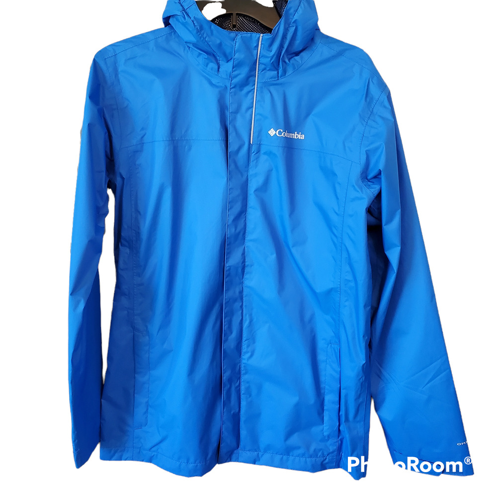 Columbia Rain Jacket Boy's Size XL 18/20 Omni-Tech Waterproof NWT